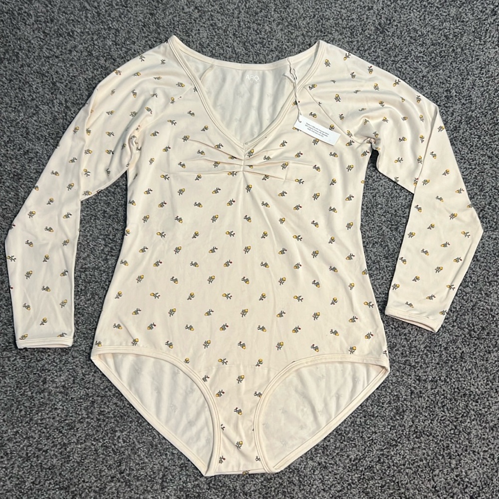 ARQ Paloma Leo Long-Sleeve Bodysuit Size 3X NWT